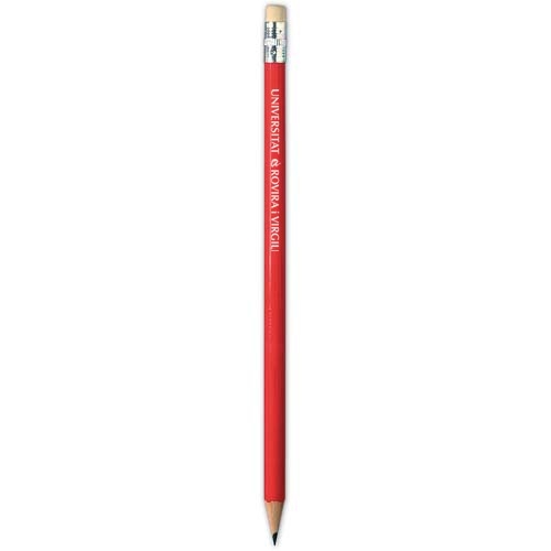 Wooden pencil with eraser