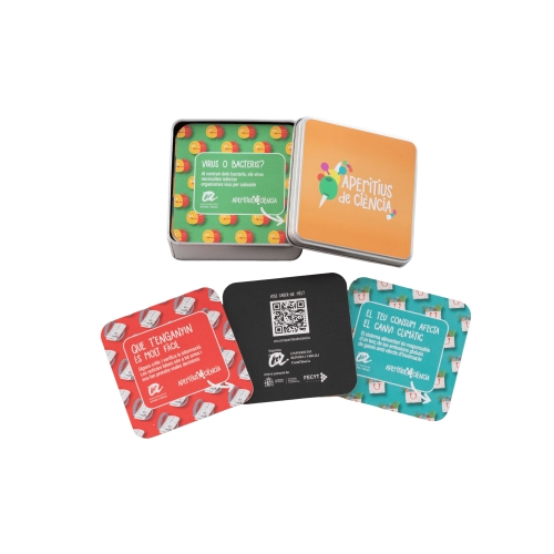 Set de posavasos científicos