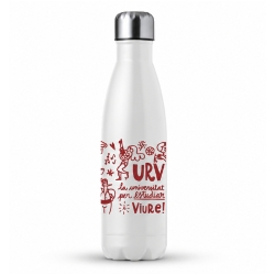 White thermos flask