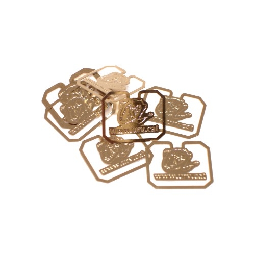 Nickel-plated steel clip