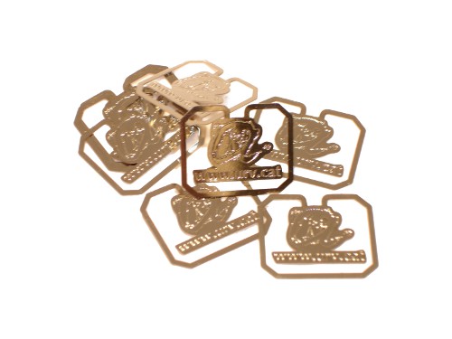 Nickel-plated steel clip