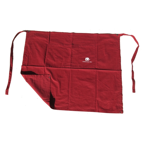 Maroon apron