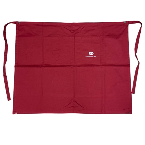 Maroon apron
