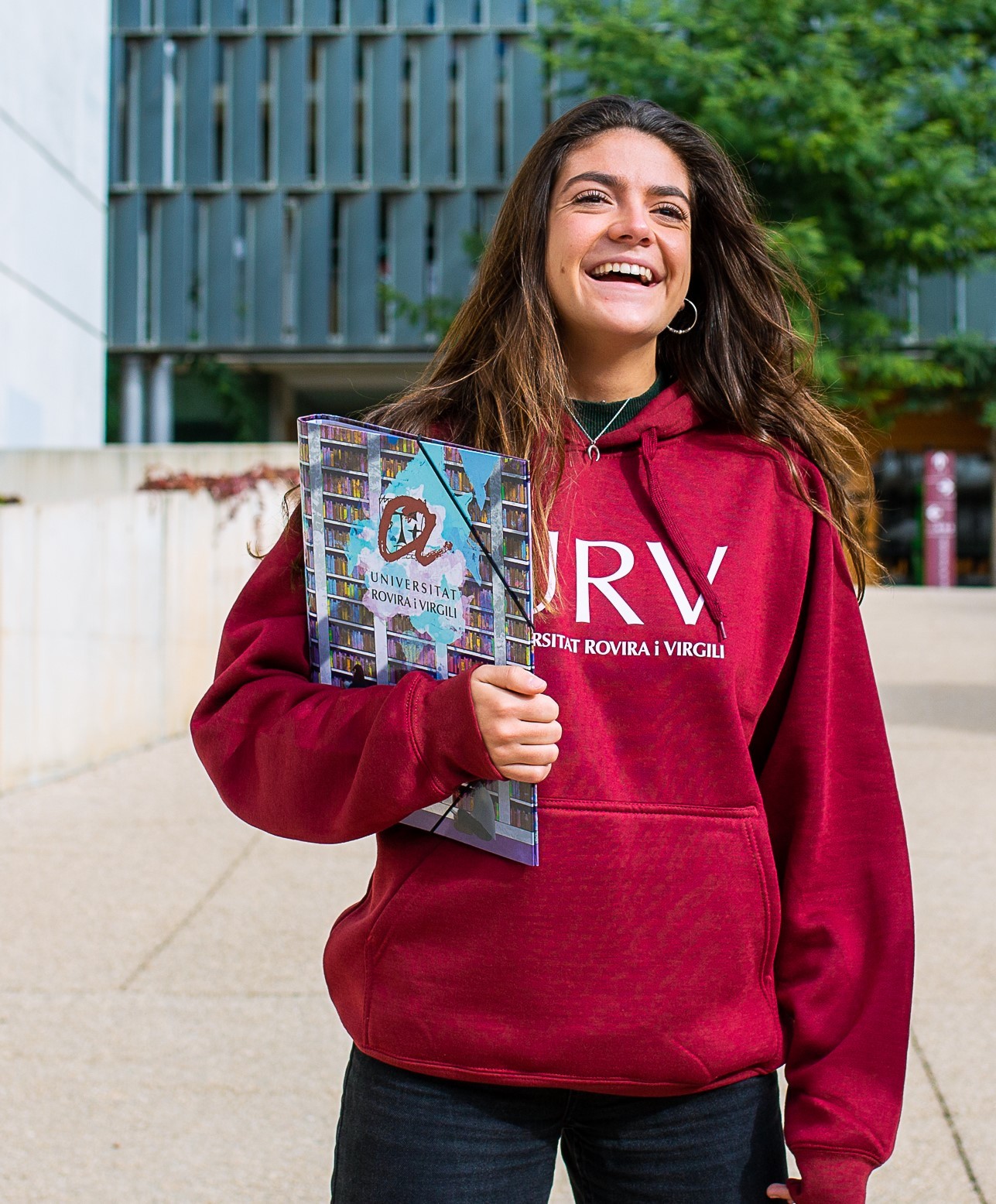 Maroon winter sweatshirt
