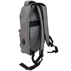 Grey backpack for laptop