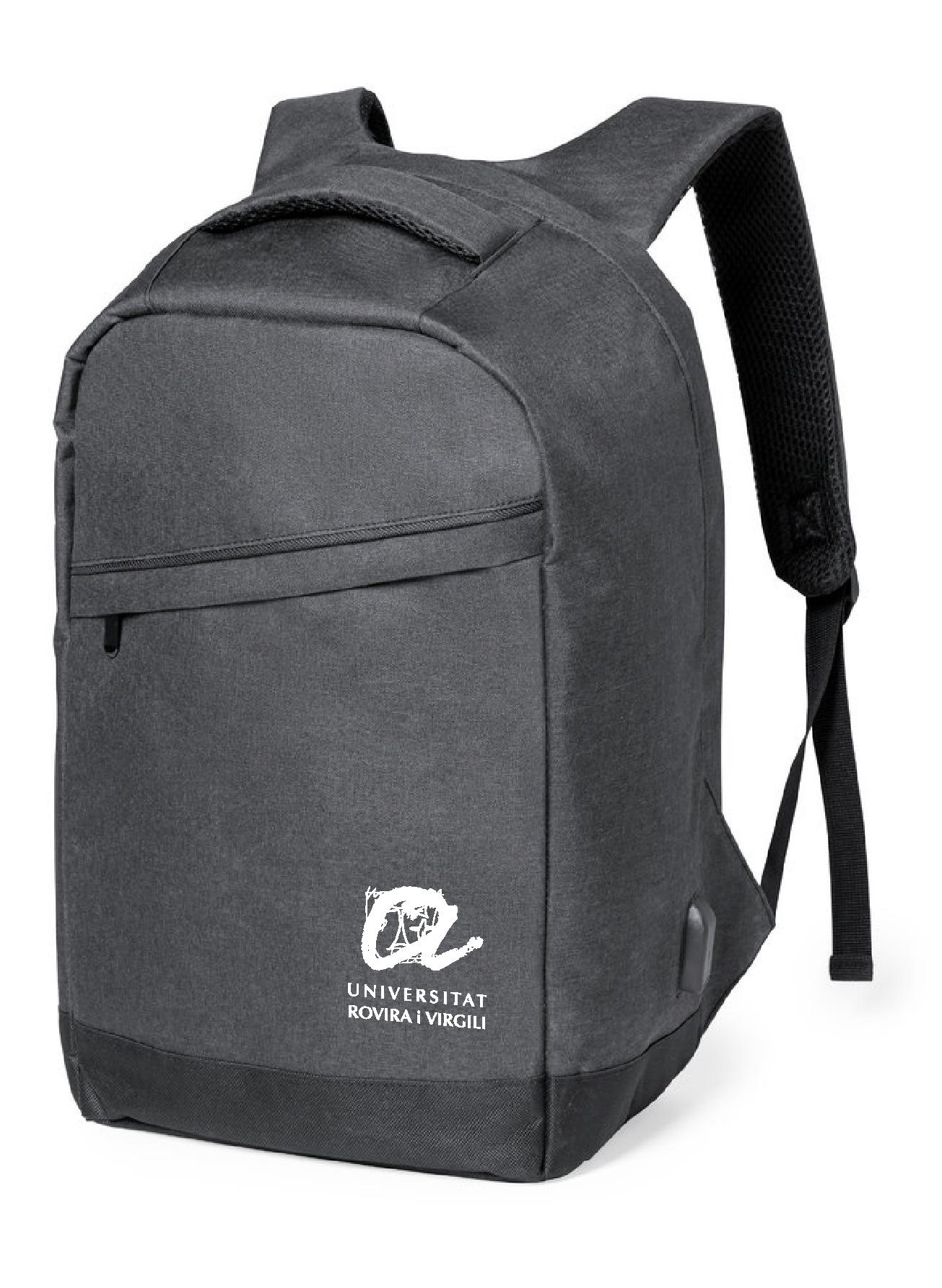 Grey backpack for laptop