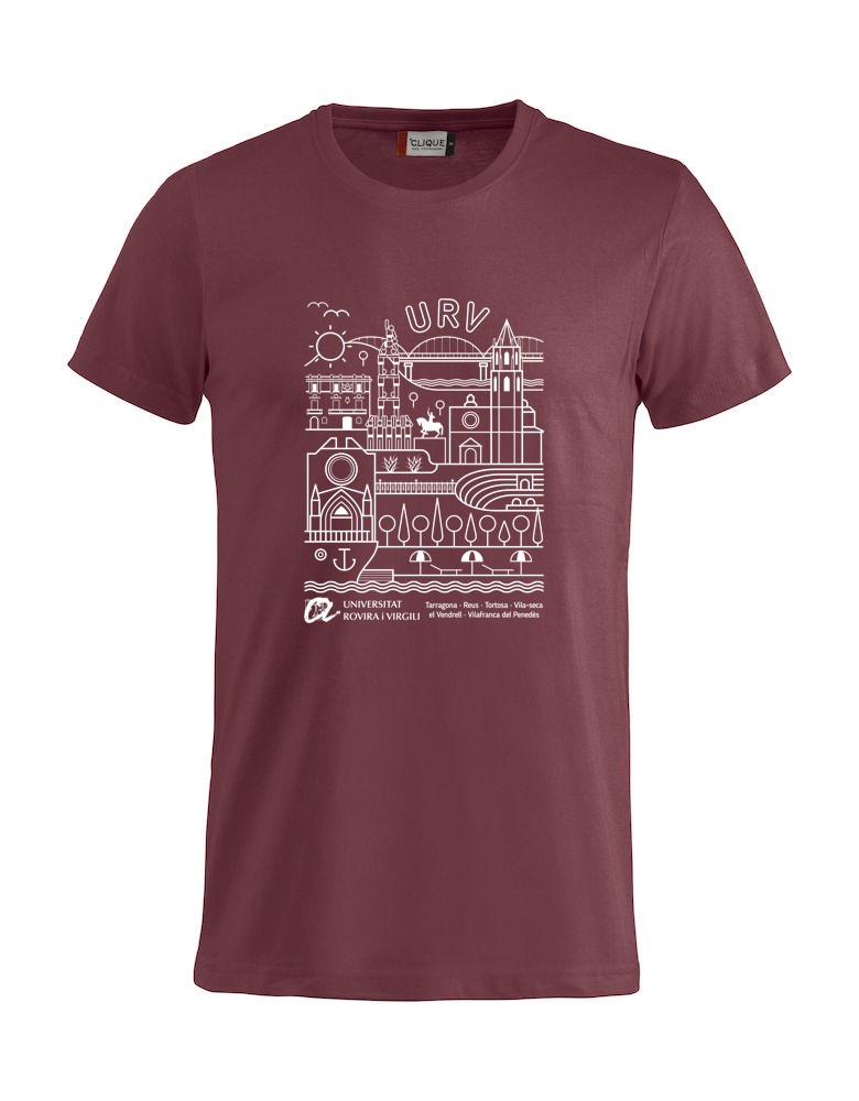 Maroon t-shirt