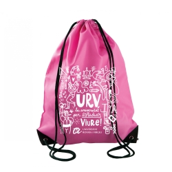 Mochila rosa "URV la universitat per estudiar i viure"