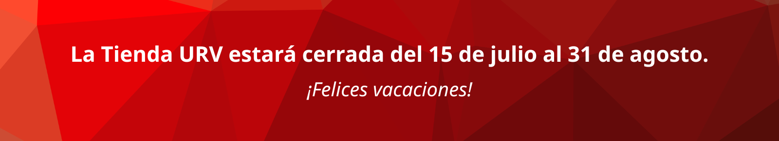 Cierre Tienda URV 